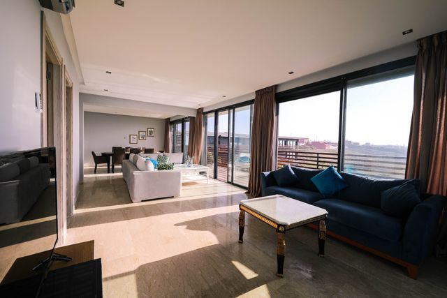 the interior of a furnished apartment